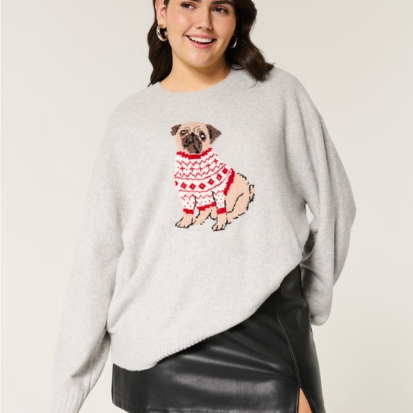 HOLLISTER PUG SWEATER - Picture 2 of 3